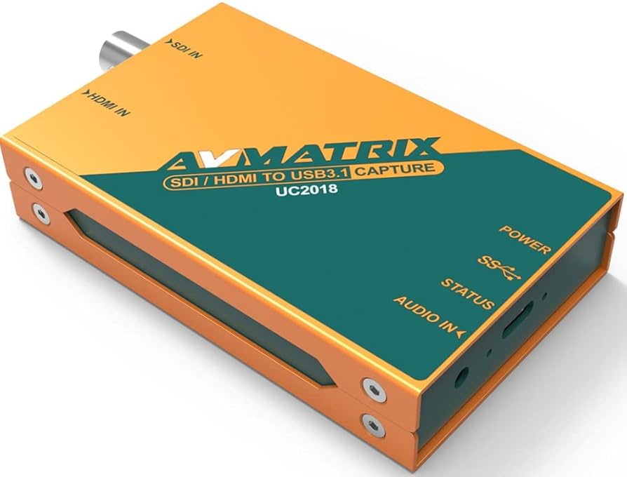 Amazon.com: AVMATRIX UC2018 HDMI/SDI to USB3.1 Type-C